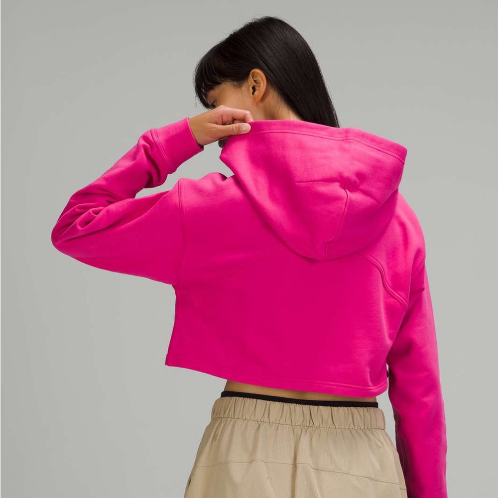 NWT LULULEMON SONIC PINK “ALL YOURS CROP HOODIE”